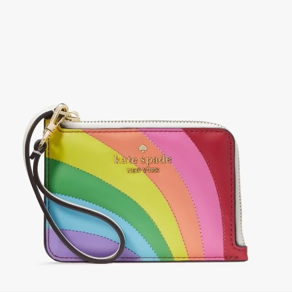 kate spade Handbags - Kate Spade Rainbow Collection Small Card Holder Wristlet, Multi